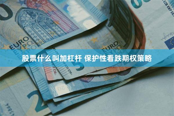 股票什么叫加杠杆 保护性看跌期权策略