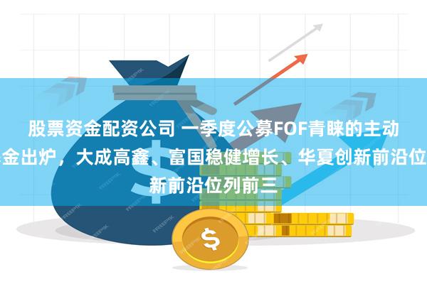 股票资金配资公司 一季度公募FOF青睐的主动权益基金出炉，大成高鑫、富国稳健增长、华夏创新前沿位列前三